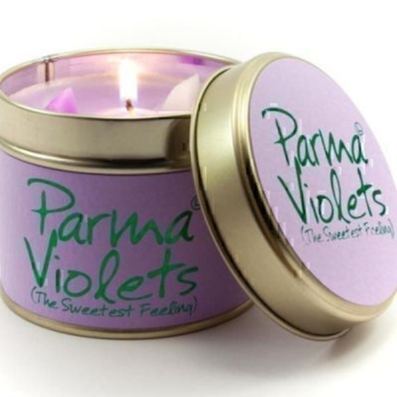 Parma Violets Scented Candle By Lily Flame Let Lily Flame scented candles transport you to a different place. Parma Violet - The Sweetest Feeling. Ah yes. Remember them? You’re six years old and life is completely carefree. This candle takes you there. Burn Time 35 hours. Dimensions 7.7 x 6.6cm